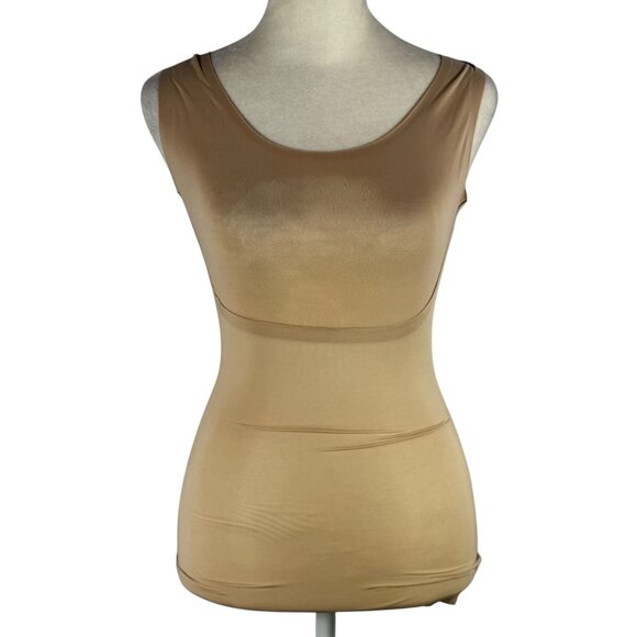 Like new SPANX Thinstincts 2.0 Shaping Tank in Champagne Beige Size Small - Picture 2 of 10
